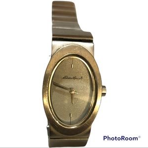 Eddie Bauer SM OVAL Bracelet Silver Tone - waterproof Women watch